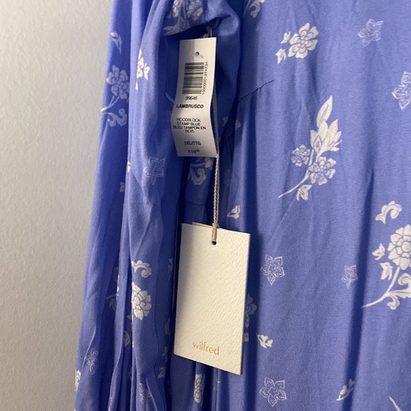 Wilfred Lambrusco dress (BLUE) 2XL (NWT) - Picture 3 of 3